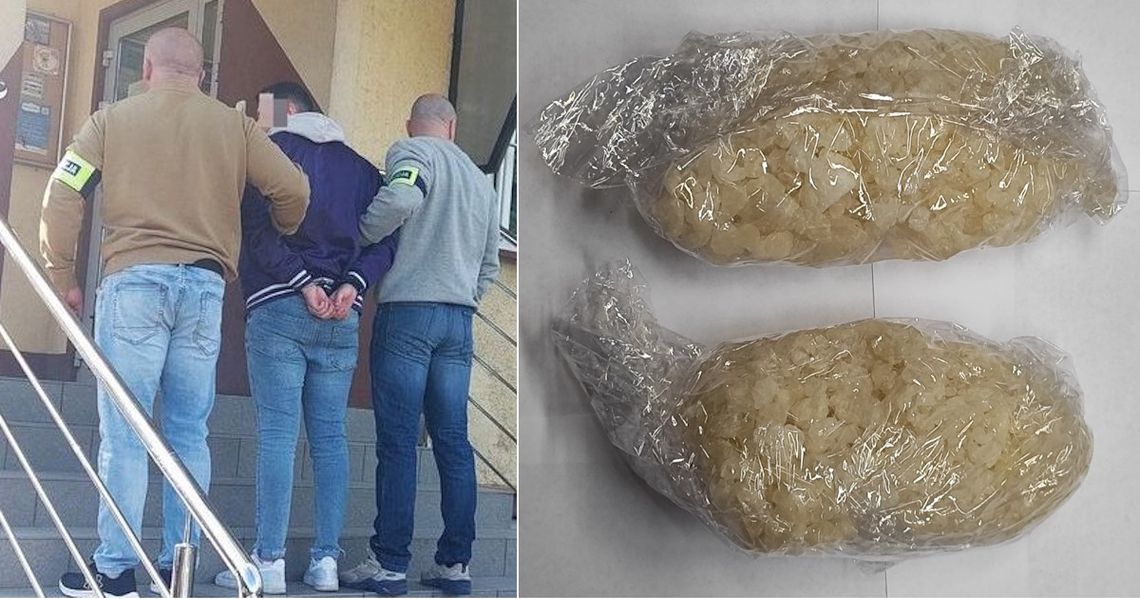 Policjanci wiedzieli, że diler jedzie z nową dostawą. Zatrzymali go w trasie, 28-latek aresztowany