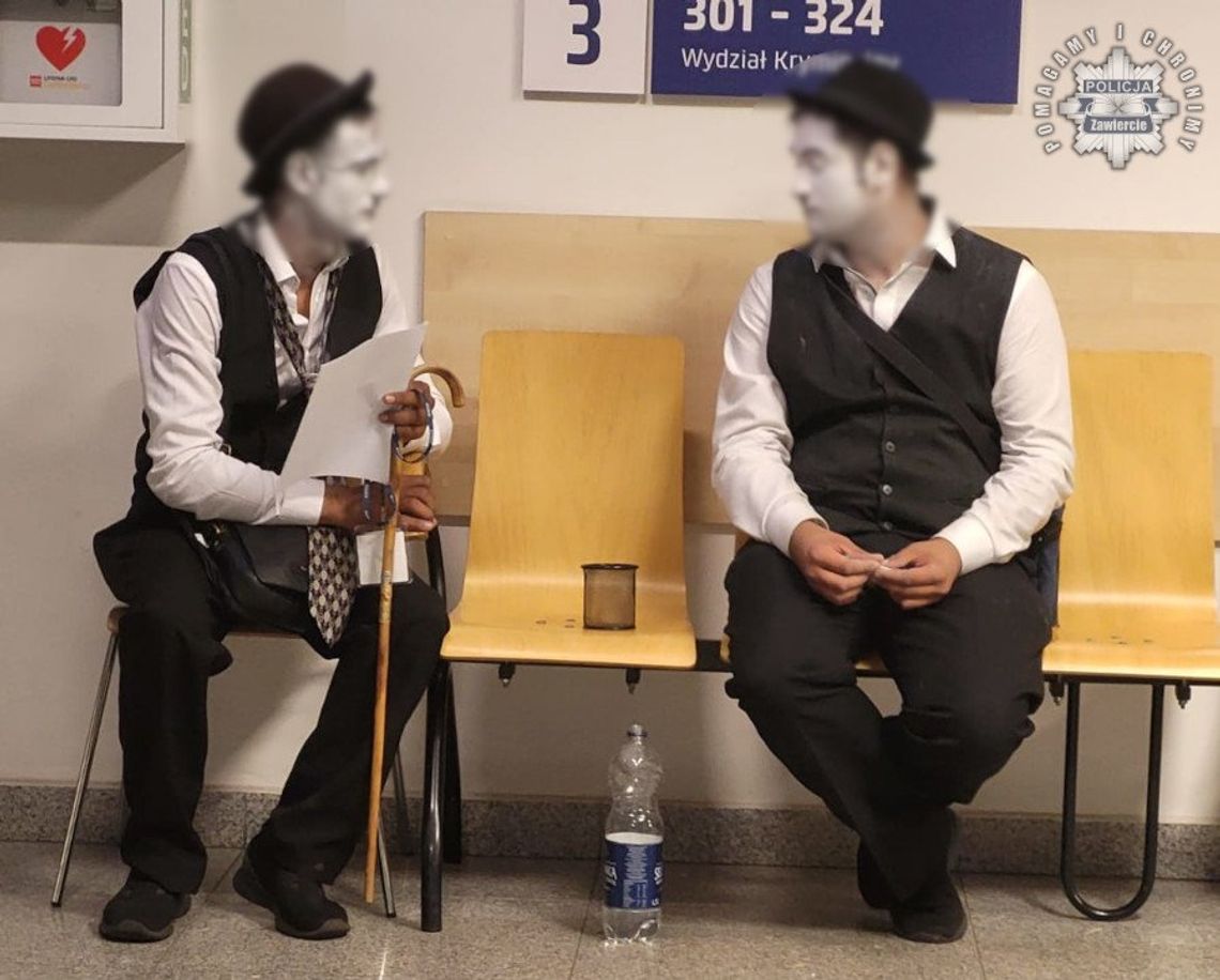 Policjanci zatrzymali... mima! Młody Rumun był poszukiwany przez sąd