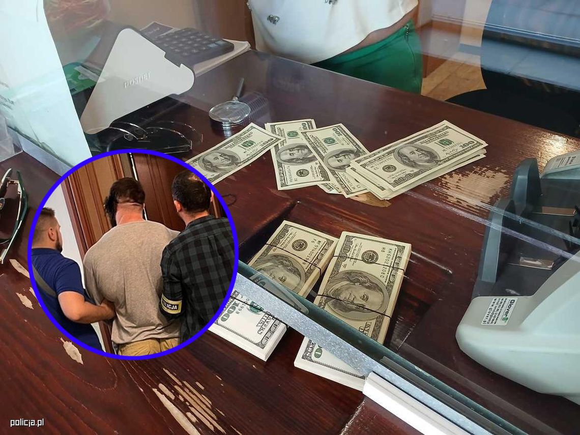 Policjantka po służbie wraz z mężem doprowadziła do zatrzymała trzech Niemców. Wprowadzali do obrotu fałszywe dolary