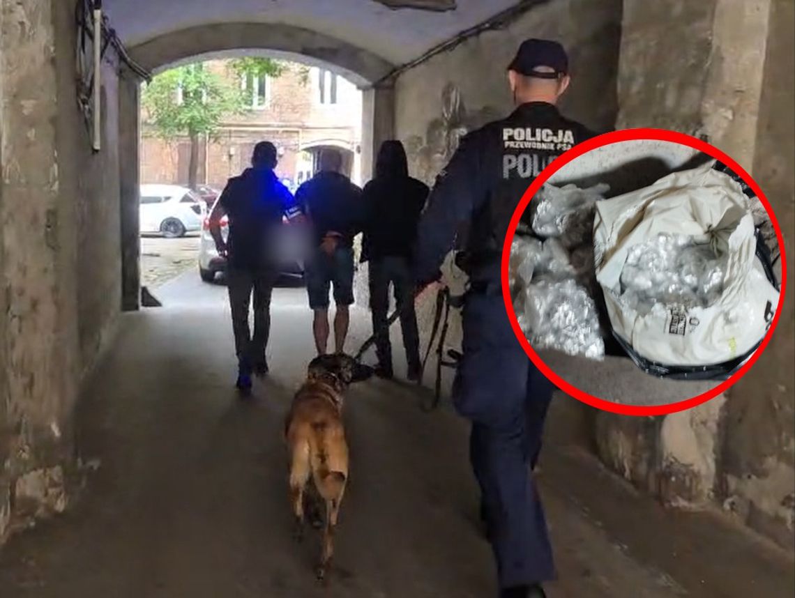 Policyjny nalot na kamienicę w Warszawie. Na strychu diler miał magazyn narkotyków