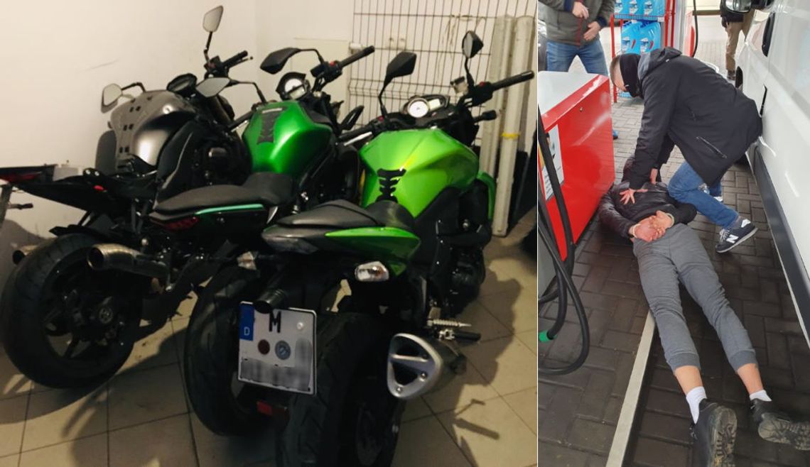 Polski gang wyspecjalizował się w kradzieżach luksusowych motocykli w Niemczech [ZDJĘCIA]