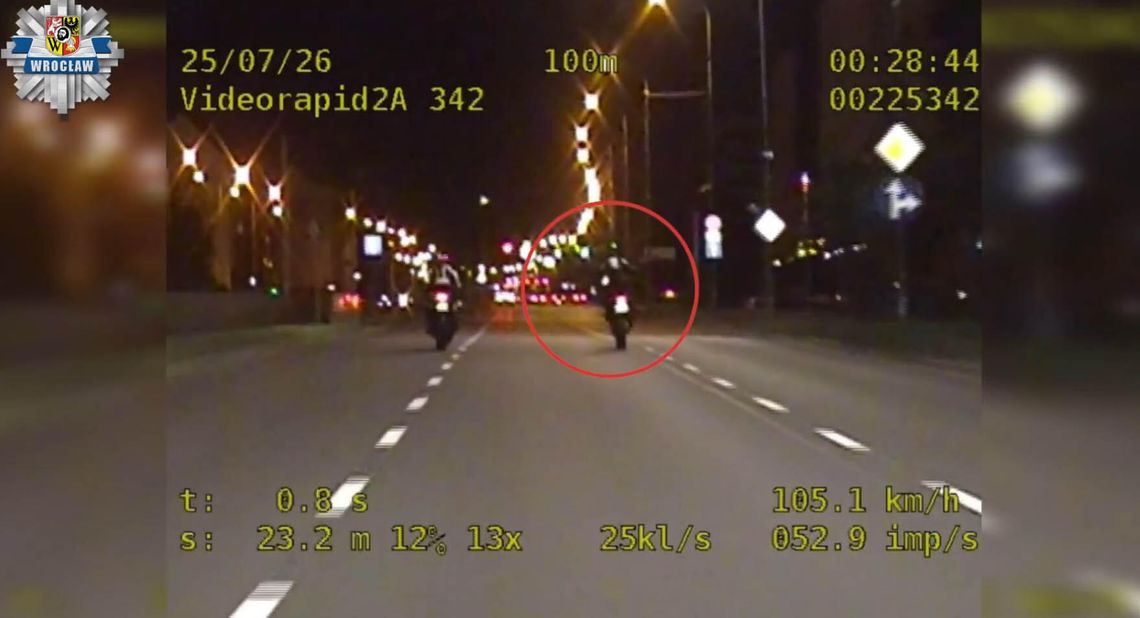 Ponad 100 na godzinę przez miasto na jednym kole. Teraz motocyklista odpocznie od jazdy Ponad 100 na godzinę przez miasto na jednym kole. Teraz motocyklista odpocznie od jazdy
