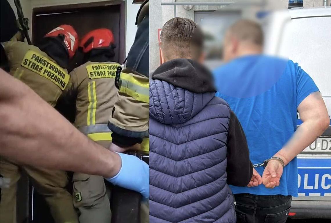 Poszukiwana para nie chciała otworzyć drzwi. Liczyli na to, że policja sobie pójdzie