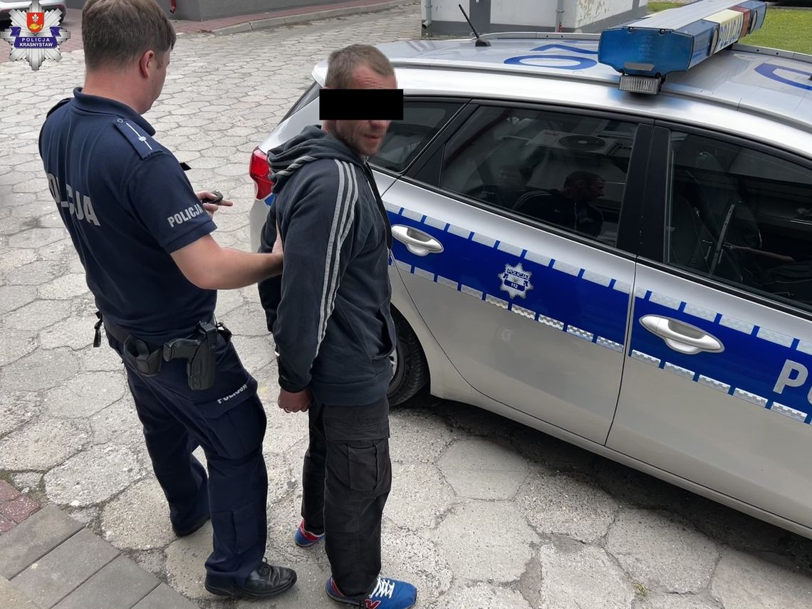 Poszukiwany zgłosił awanturę i trafił do więzienia. Miał amfetaminę i ukrywał się w krzakach Poszukiwany zgłosił awanturę i trafił do więzienia. Miał amfetaminę i ukrywał się w krzakach