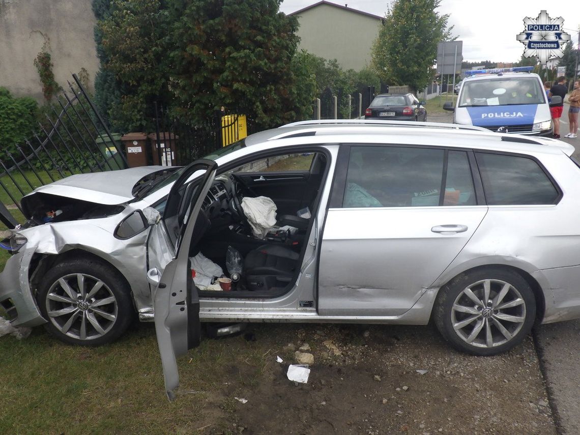 Z uczestnika wypadku stał się podejrzanym. Narkotest dały wynik pozytywny