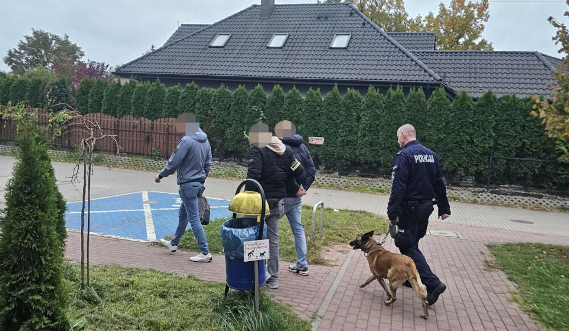 Prawie kilogram marihuany w plecaku, plecak w szafce. Do skrytki dotarli policjanci z psem Prawie kilogram marihuany w plecaku, plecak w szafce. Do skrytki dotarli policjanci z psem