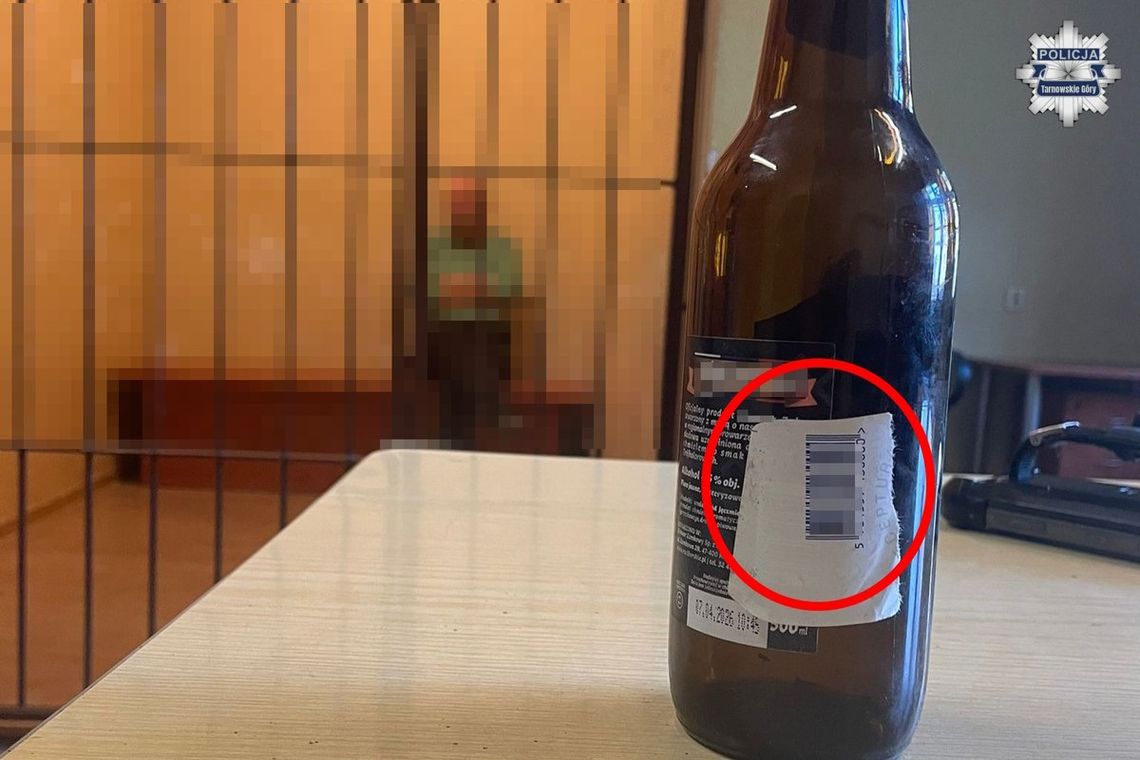 Przekleił kod kreskowy na butelkę po piwie, żeby zdobyć 50 groszy. Grożą mu za to 2 lata więzienia