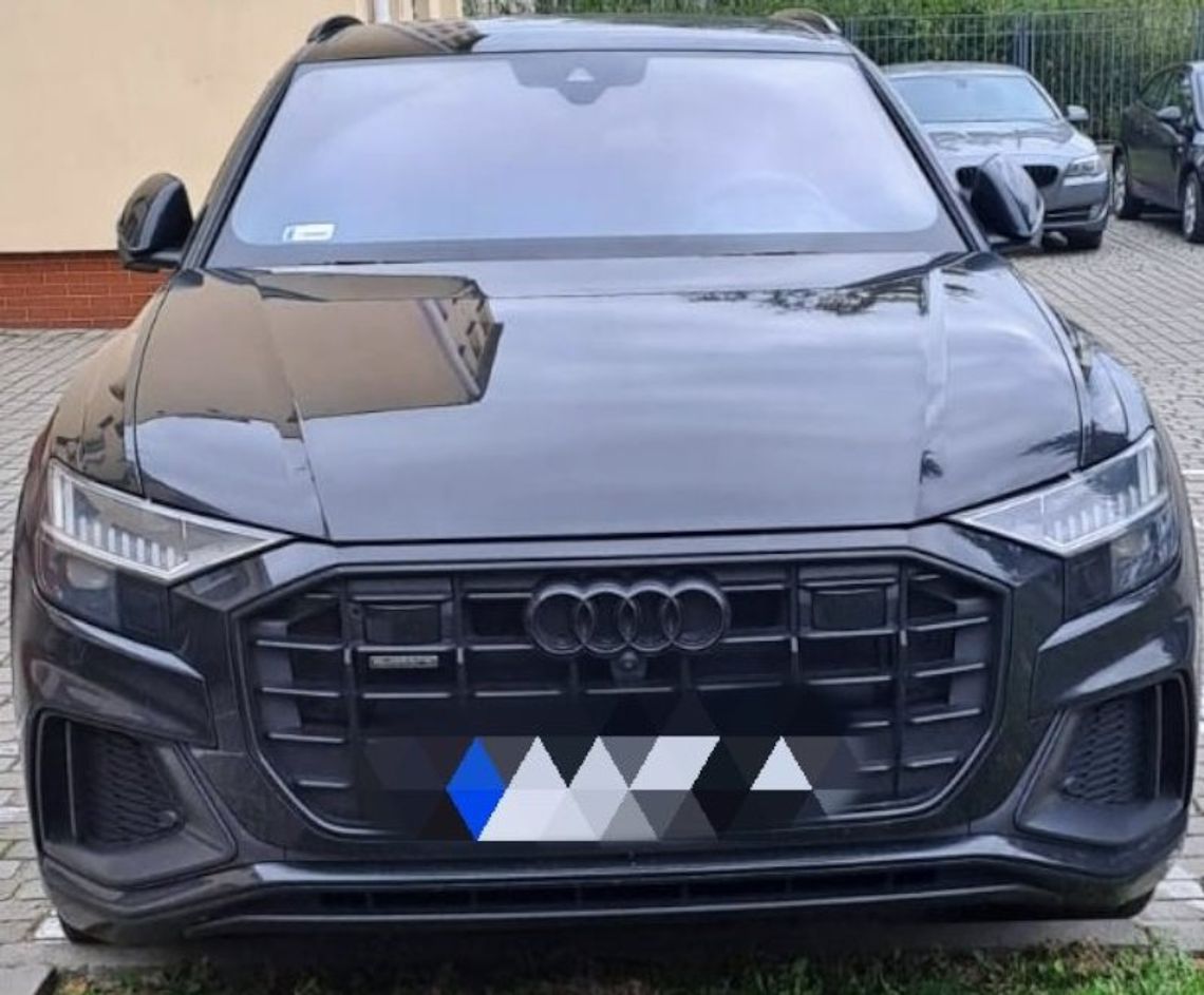 Przywłaszczył audi warte 300 tysięcy złotych, wpadł, bo wyprzedzał na podwójnej ciągłej