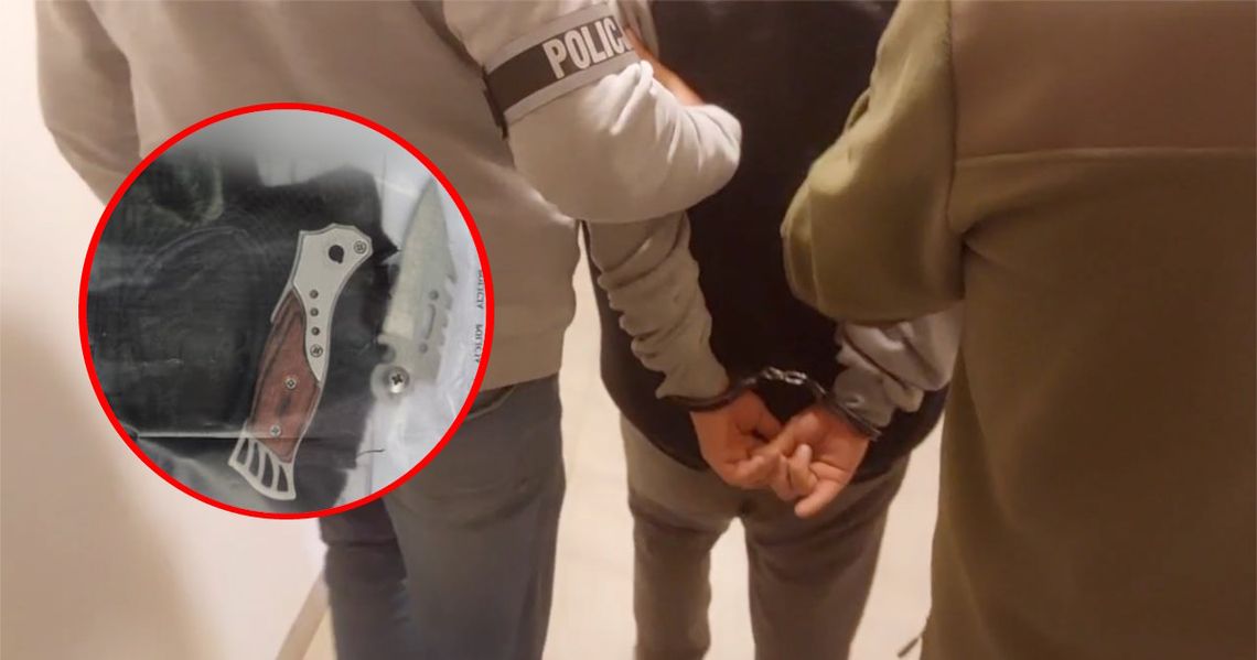 Recydywista miał nóż przymocowany do rękawiczki. Sterroryzował nim dwóch nastolatków na ulicy Recydywista miał nóż przymocowany do rękawiczki. Sterroryzował nim dwóch nastolatków na ulicy