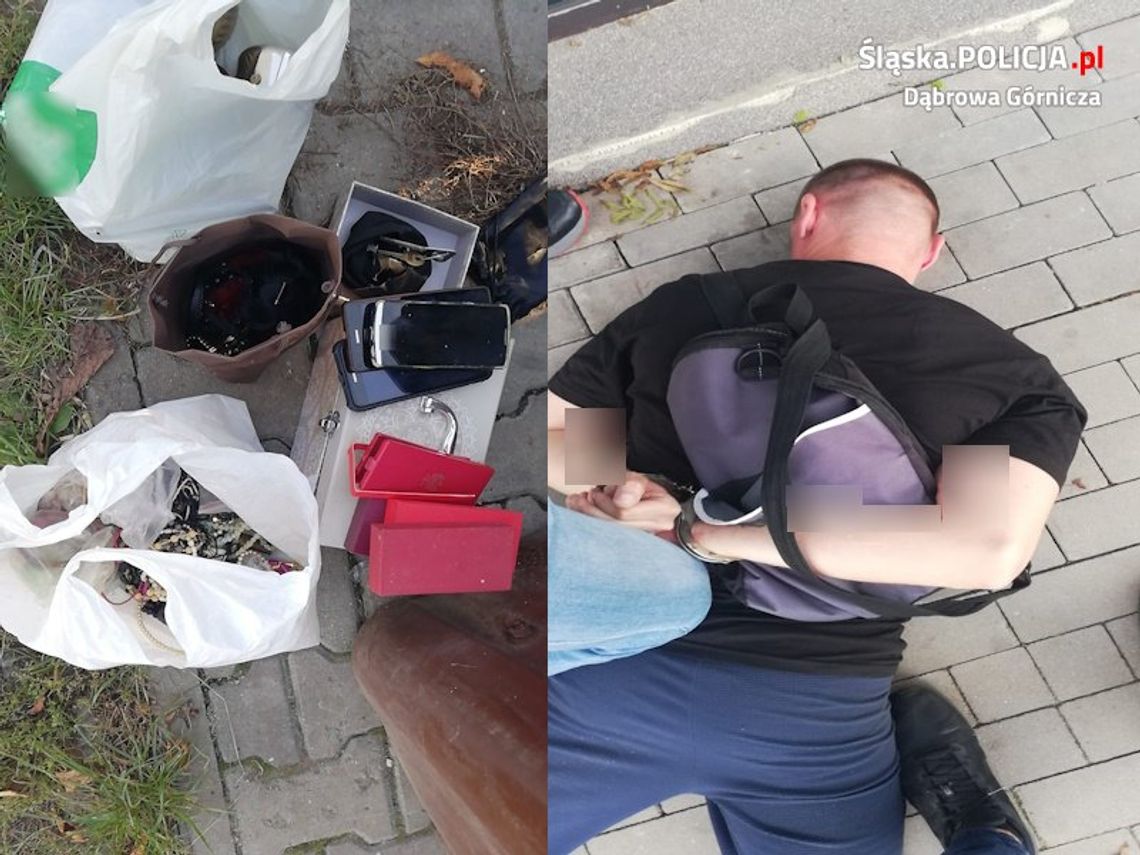 Recydywista włamał się do domu, zaskoczony przez jednego z mieszkańców groził mu bronią