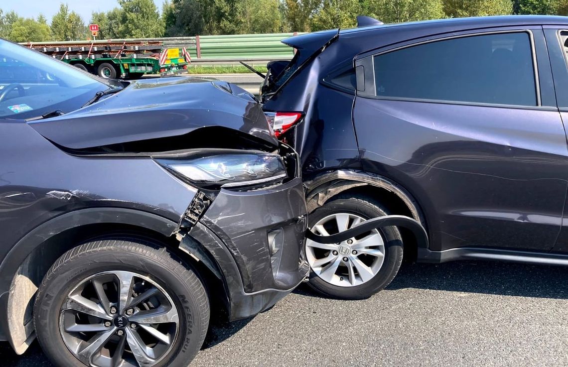 Rumun zrobił show na polskiej autostradzie. Cofając doprowadził do kolizji, potem pogryzł kierowcę, w którego auto wjechał