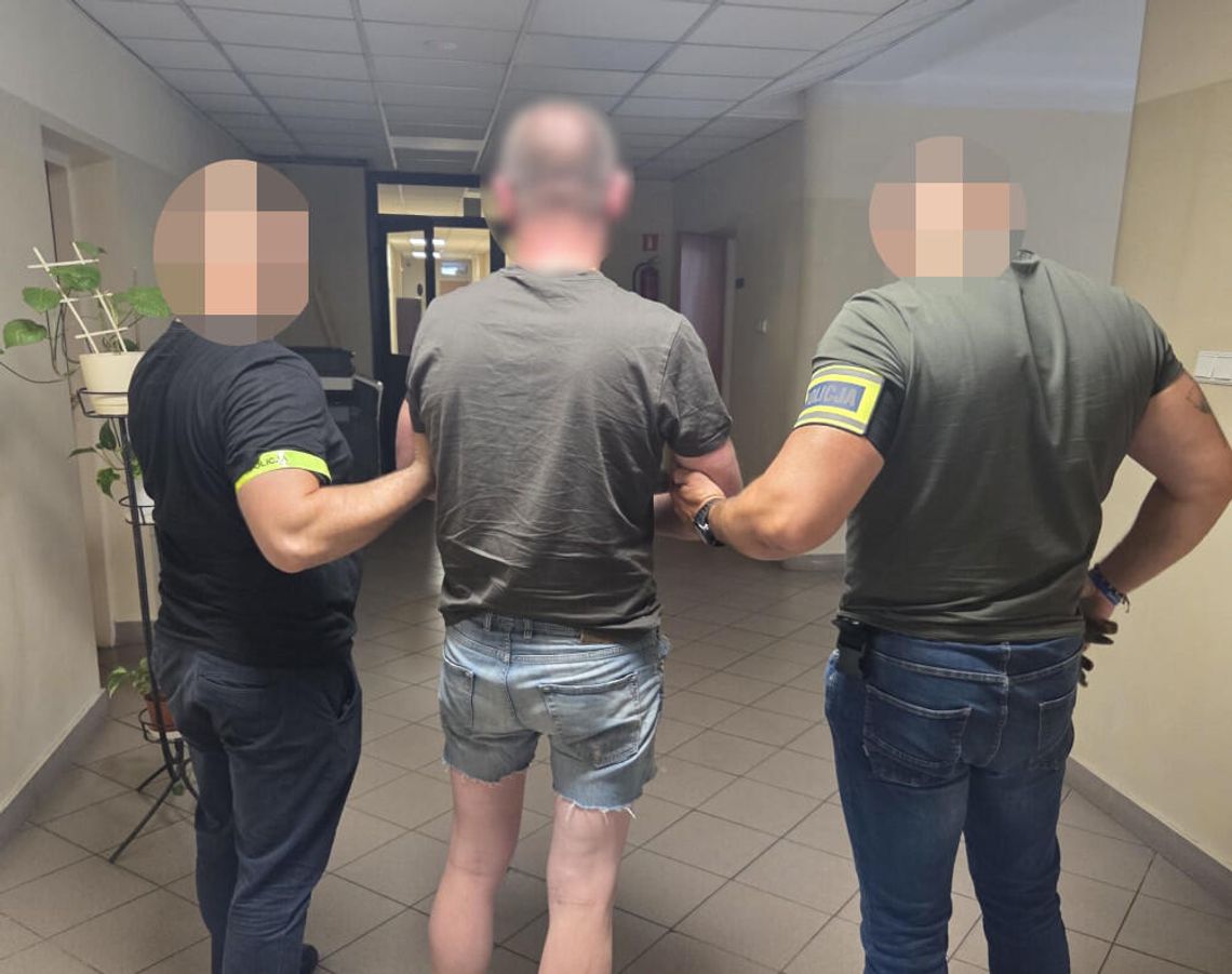 Ścigany za rozbój miał dwa lata więzienia do odsiadki. Policjantom w końcu udało się go namierzyć