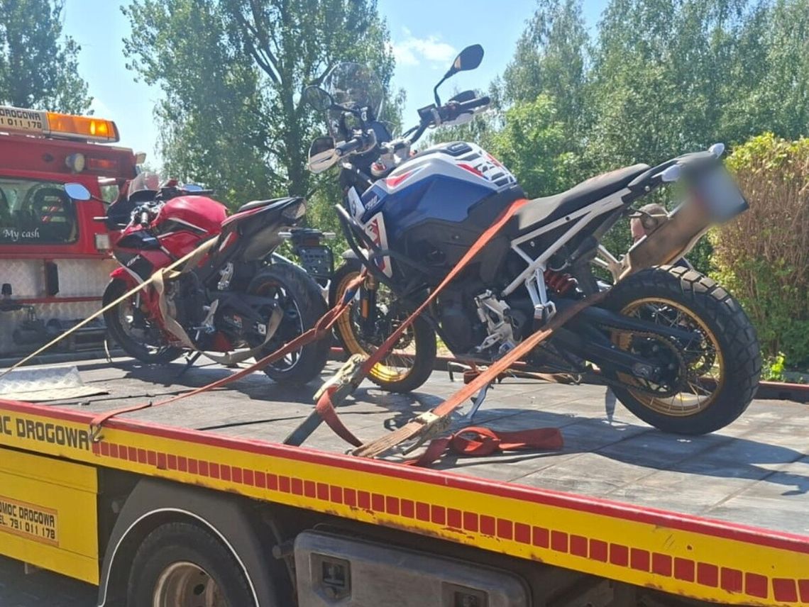 Skradzione motocykle warte 73 tysiące złotych odzyskane przez policję Skradzione motocykle warte 73 tysiące złotych odzyskane przez policję
