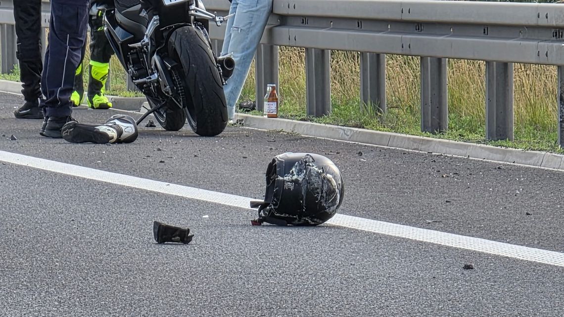 Śmierć na prostym odcinku drogi. Tragiczny finał jazdy motocyklem na S3 Śmierć na prostym odcinku drogi. Tragiczny finał jazdy motocyklem na S3