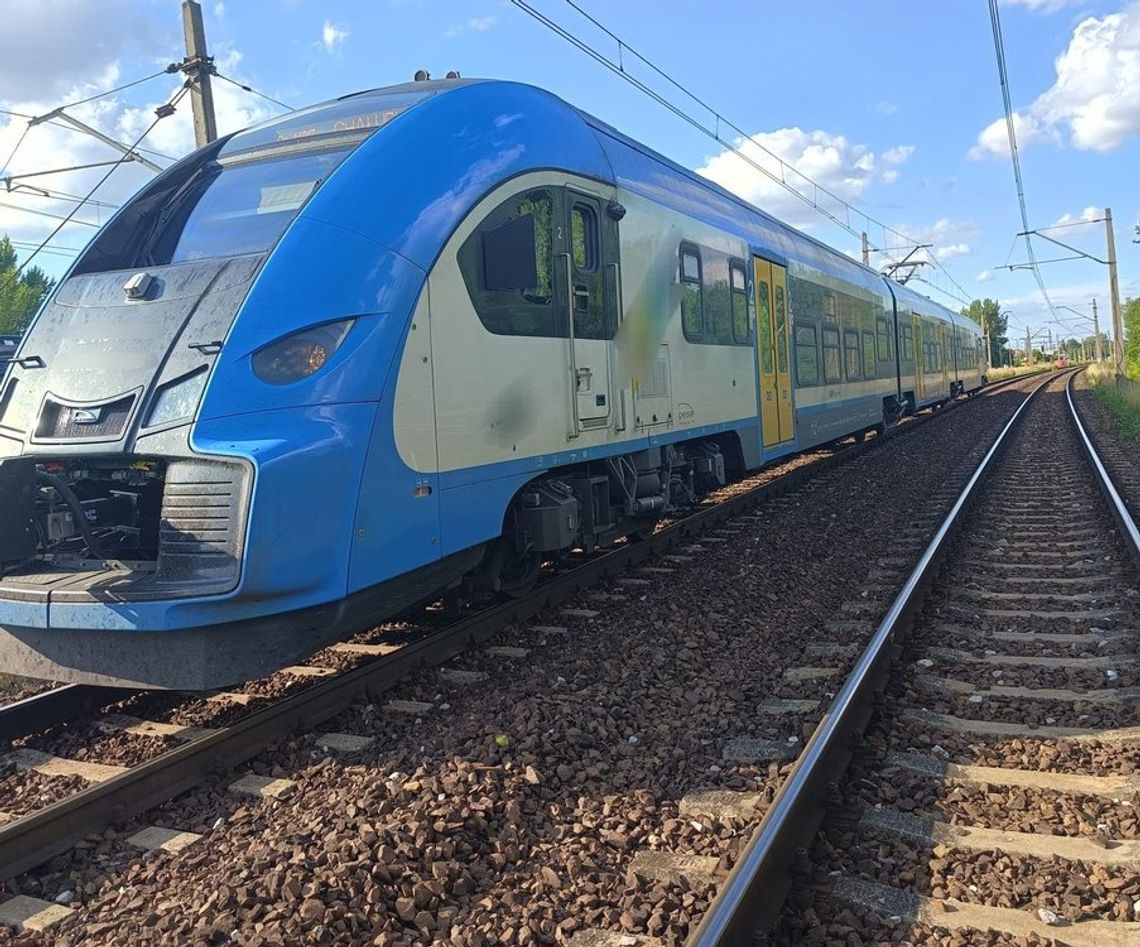 Śmierć na torach. 91-letni mężczyzna zginął potrącony przez pociąg osobowy