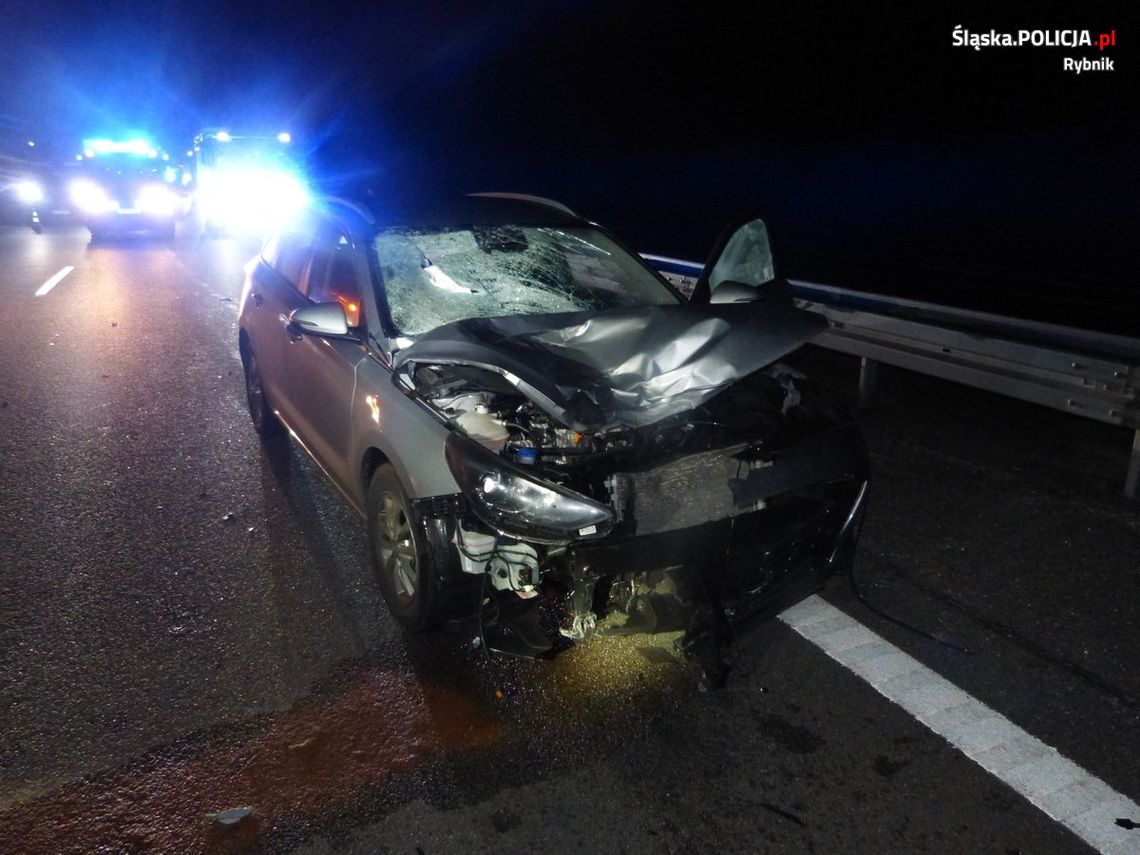 Śmiertelne potrącenie na autostradzie. 35-letni mężczyzna zginął pod kołami hyundaia