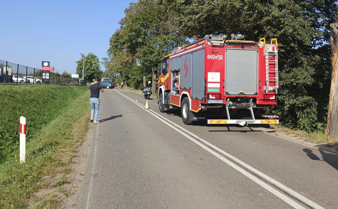 Śmiertelny wypadek drodze wojewódzkiej. Kierująca toyotą wjechała w drzewo, zginęło 4-letnie dziecko