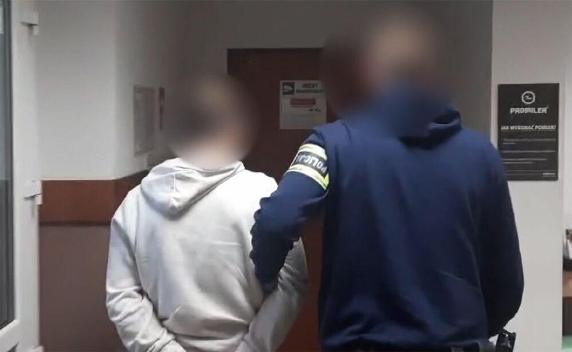 Spryskał ekspedientkę gazem i zabrał pieniądze. 23-latek zatrzymany razem z kolegami