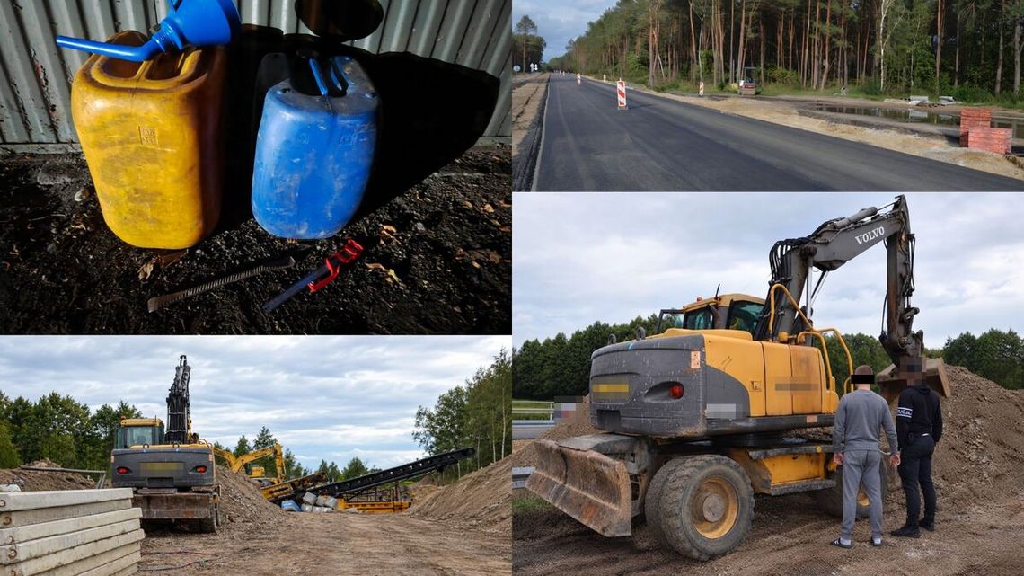 Spuścili ponad 330 litrów paliwa z maszyn budowlanych. Dwaj 19-latkowie zatrzymani Spuścili ponad 330 litrów paliwa z maszyn budowlanych. Dwaj 19-latkowie zatrzymani