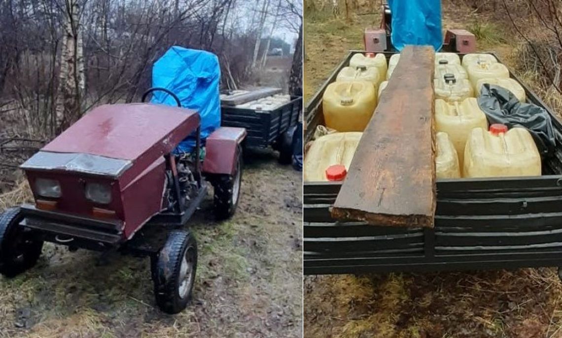 Spuszczał paliwo z cysterny kolejowej. Woził bańki taczką i przerzucał na ciągnik z przyczepką