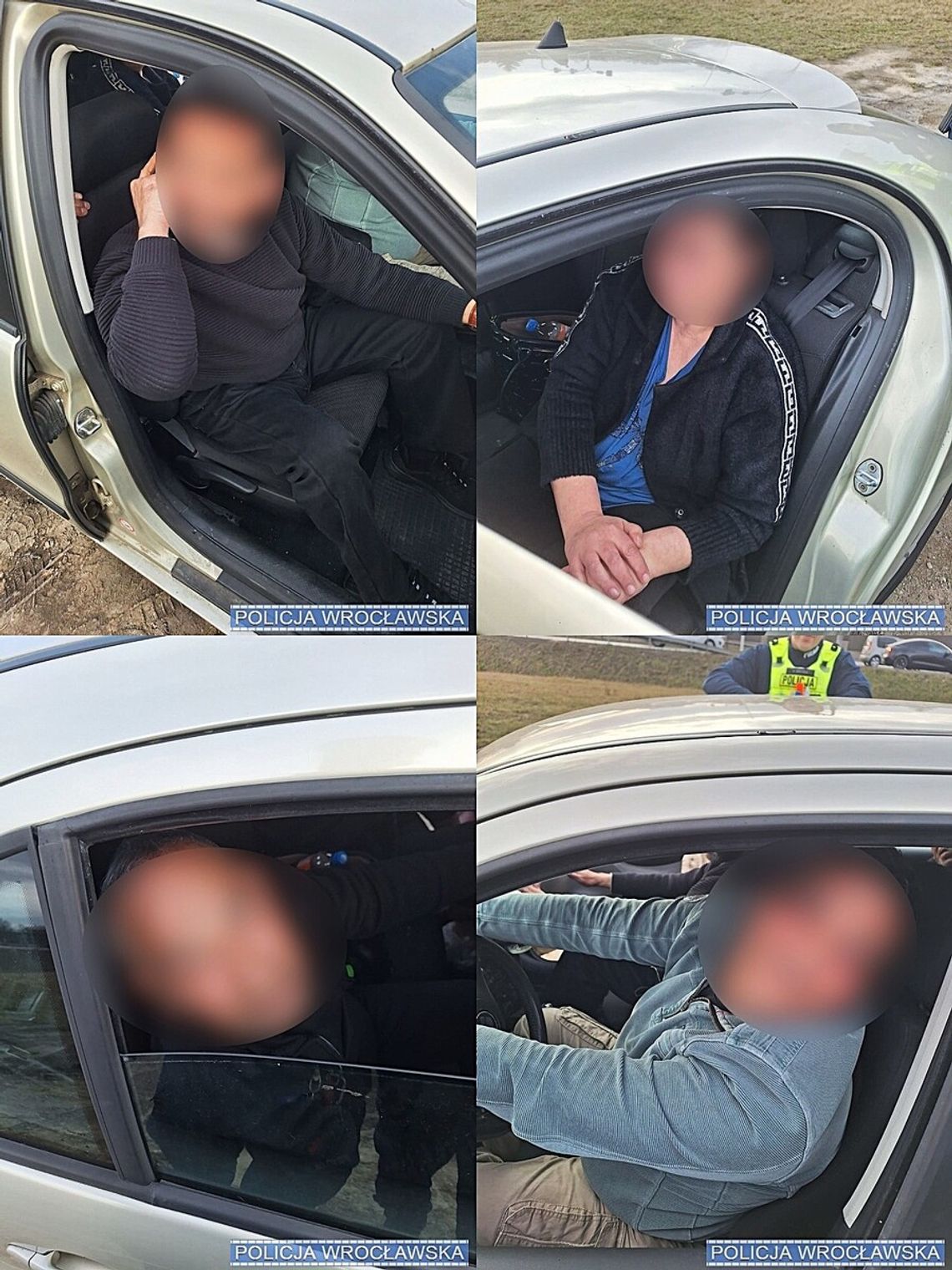 Szajka złodziei namierzona na drodze ekspresowej. Tablice z innego auta i kierowca po narkotykach