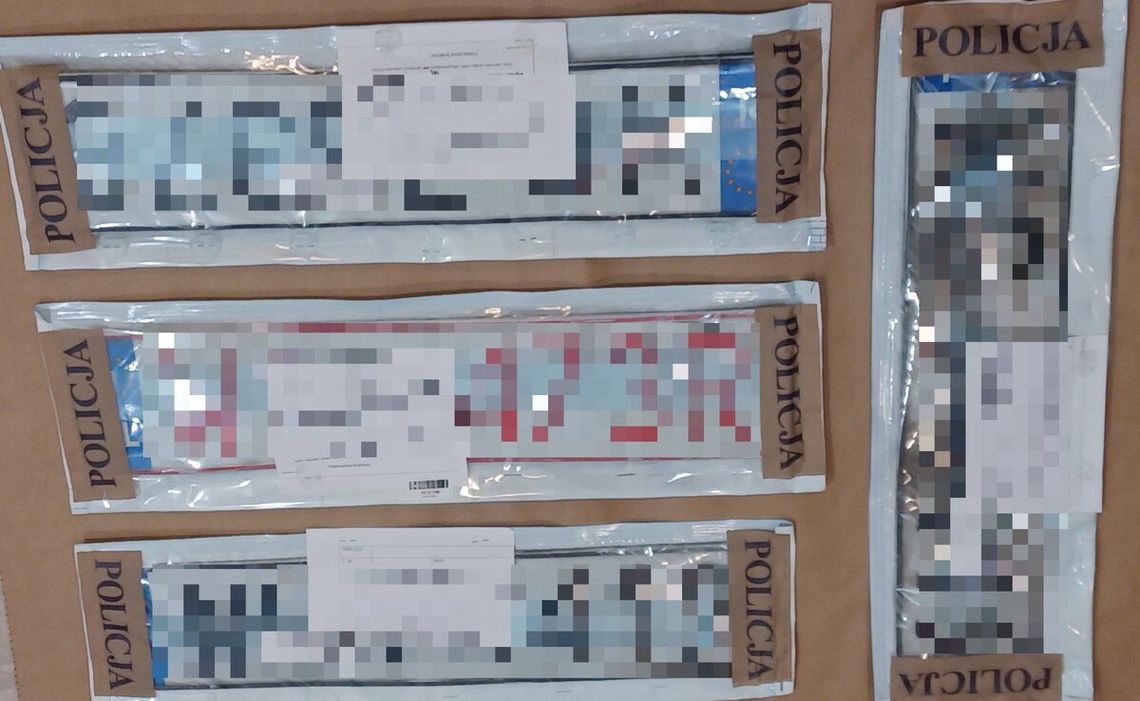 Tablice zakopał w lesie, a przed policjantami ukrył się pod łóżkiem. 23-latek wpadł, bo źle zaparkował