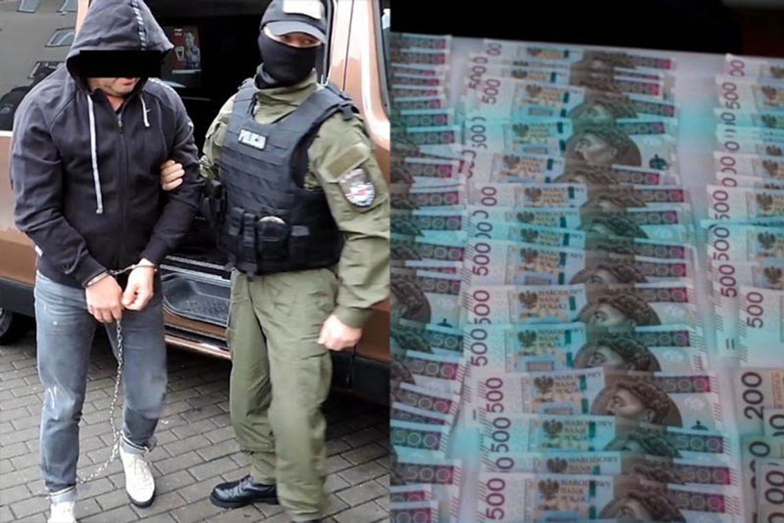 Tacy jak on trzymają gotówkę w banknotach 500 zł. Szef "mafii paliwowej" zatrzymany przez CBŚP