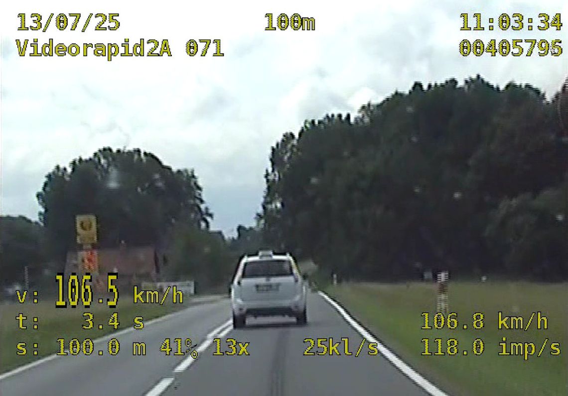 Taksówkarz spieszył się na ryby, złowili go policjanci. Teraz czeka go trzymiesięczny urlop