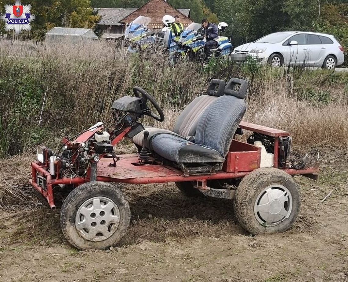 Testował quada samoróbkę. Znaleźli go kołami do góry na polu. Ranny 32-latek trafił do szpitala