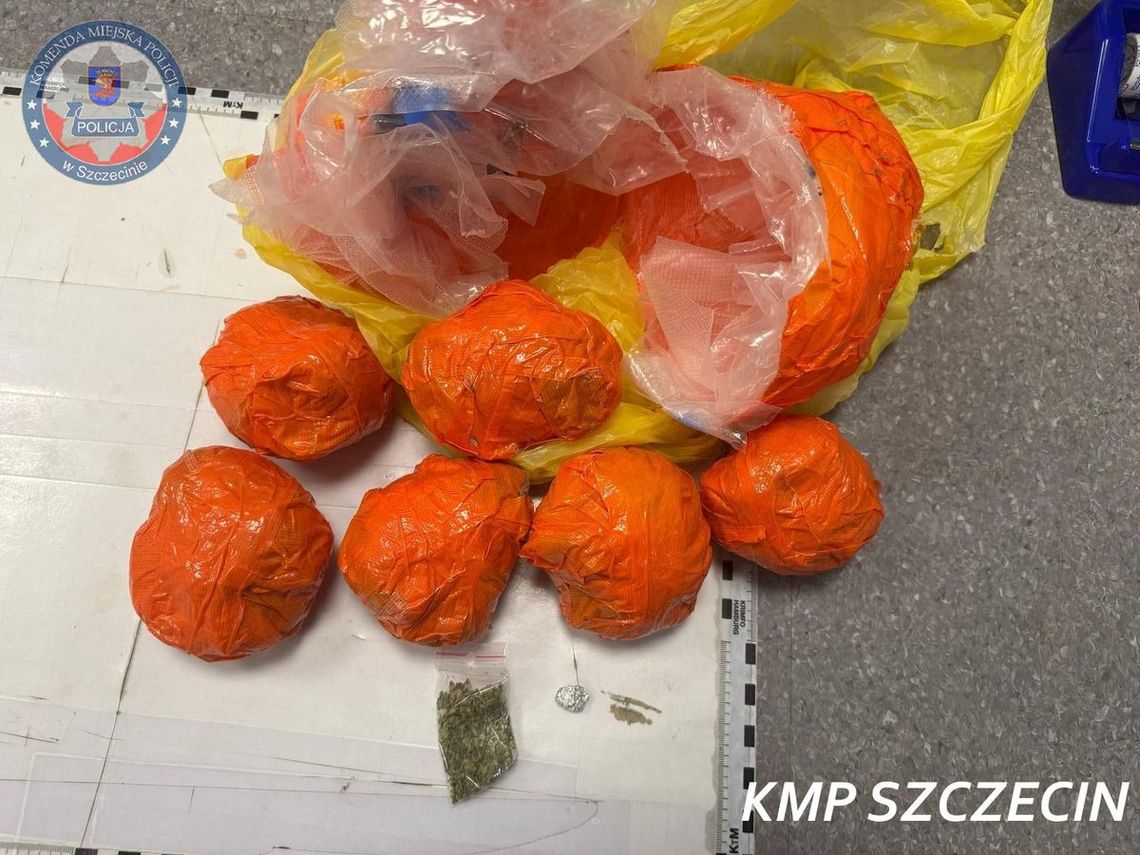 To nie zgniłe mandarynki. 24-latek niósł w torbie tak zapakowane narkotyki. Wpadł, bo spanikował