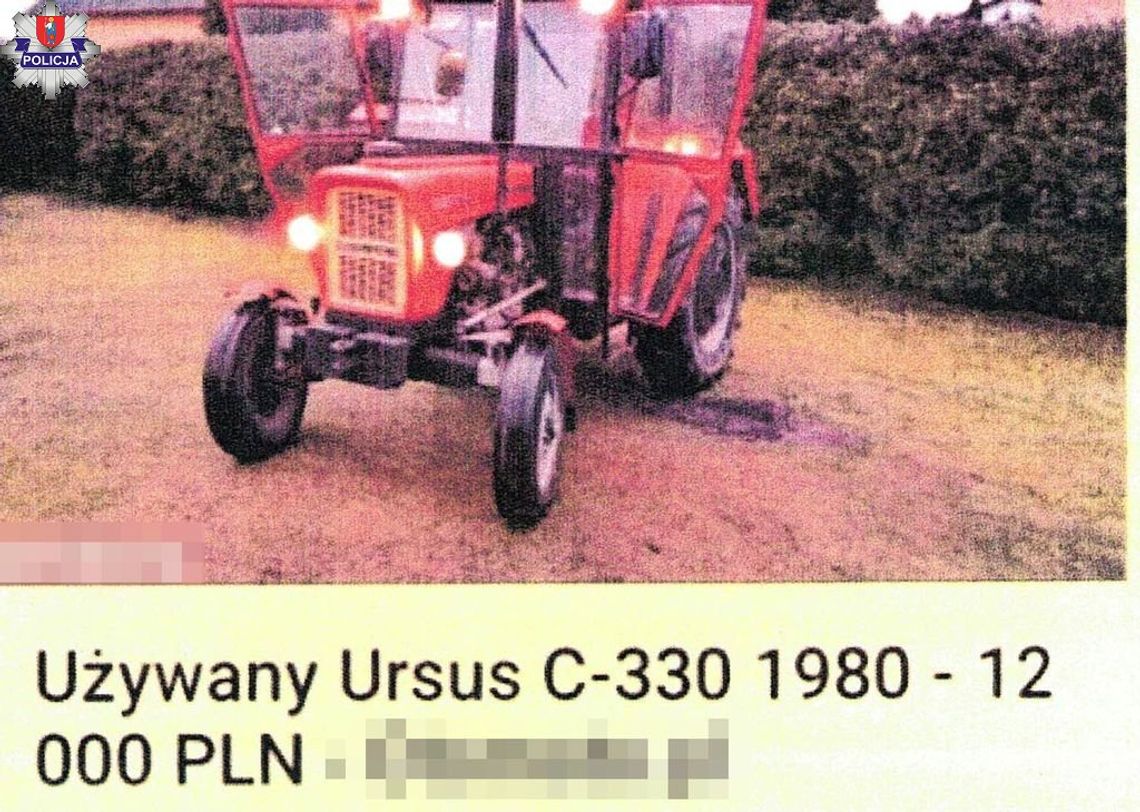 To ogłoszenie o sprzedaży Ursusa wyglądało na super okazję. 72-latek wpłacił zaliczkę i stracił pieniądze To ogłoszenie o sprzedaży Ursusa wyglądało na super okazję. 72-latek wpłacił zaliczkę i stracił pieniądze