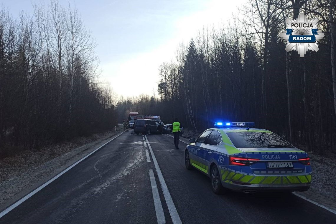 Tragedia na DW 737. Czołowe zderzenie Seata i Renault, w wypadku zginęły dwie osoby Tragedia na DW 737. Czołowe zderzenie Seata i Renault, w wypadku zginęły dwie osoby