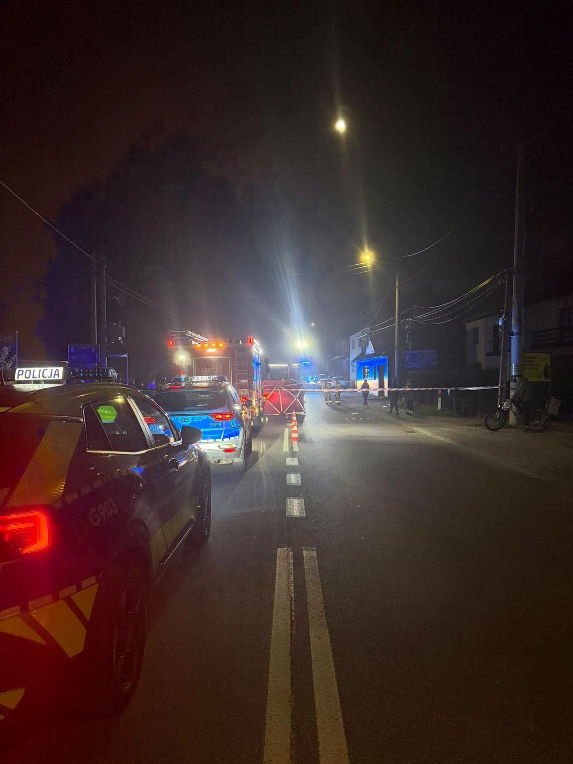 Tragiczny finał sobotniego wieczoru. Pieszy zginął na drodze