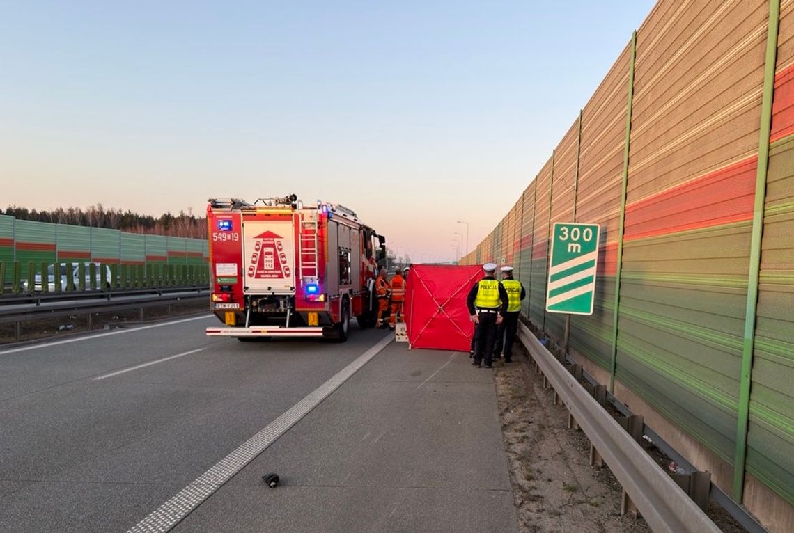 Tragiczny wypadek 35-letniego motocyklisty. Podczas wyprzedzania uderzył w bariery energochłonne
