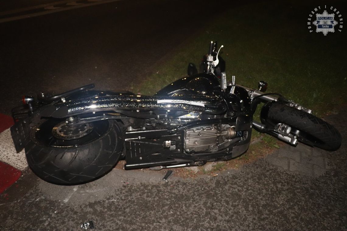 Tragiczny wypadek motocyklisty w Tychach. 52-latek zginął po zderzeniu z samochodem osobowym