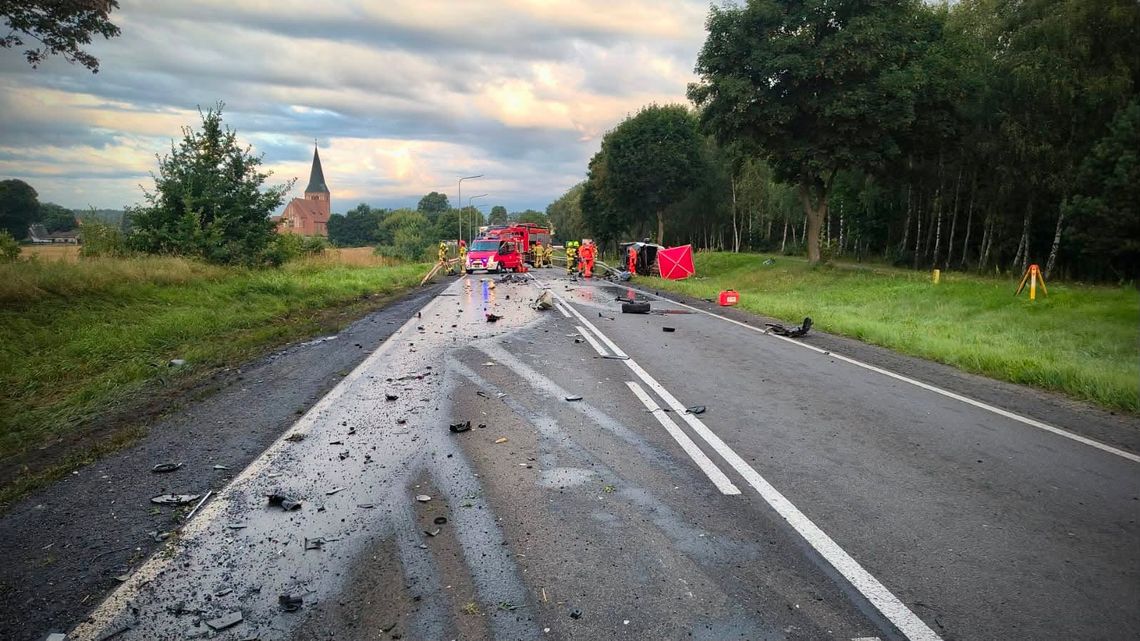 Tragiczny wypadek na DK10. Kierowca busa zginął na miejscu, trasa jest zablokowana Tragiczny wypadek na DK10. Kierowca busa zginął na miejscu, trasa jest zablokowana
