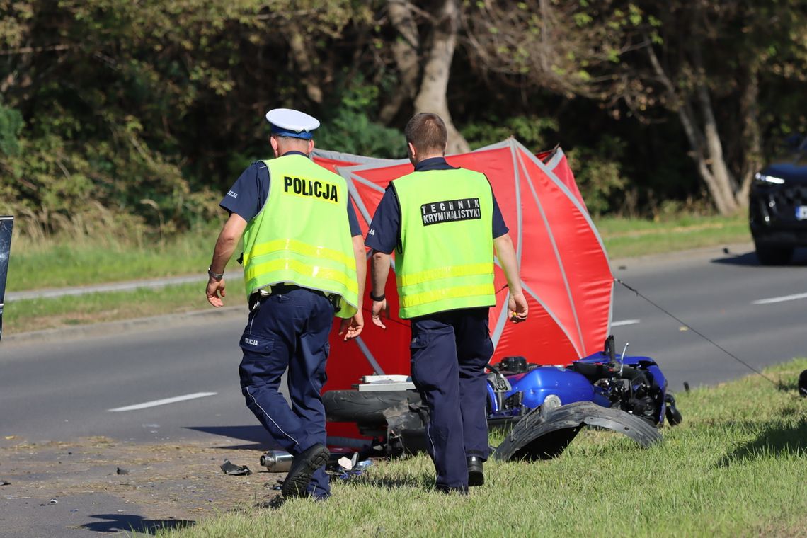 Tragiczny wypadek z udziałem motocyklisty. Mężczyzna zginął na miejscu