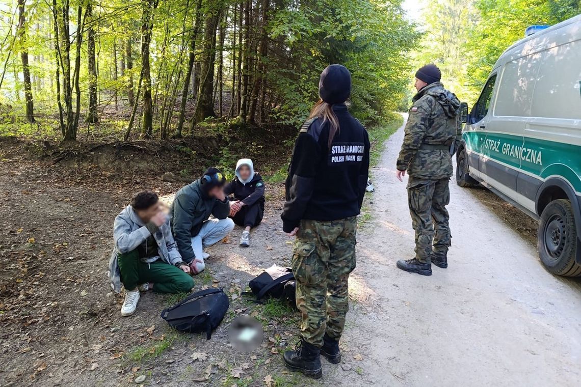 Trzej Marokańczycy zatrzymani po nielegalnym przekroczeniu polsko-litewskiej granicy
