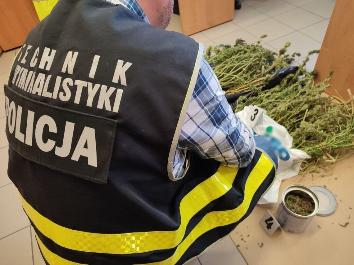 Trzymał w garażu amfetaminę i marihuanę. Znaleźli prawie 2 kilogramy narkotyków