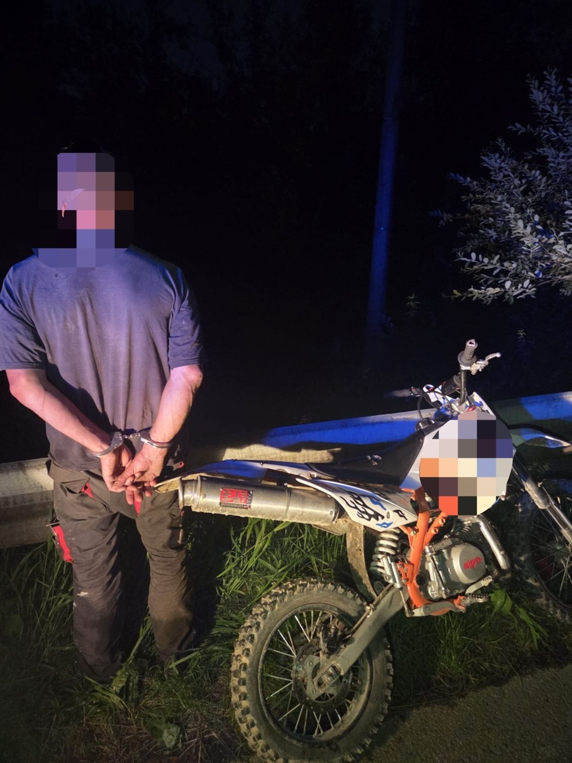 Uciekał przed policją na crossie. Miał ponad dwa promile i zakaz prowadzenia Uciekał przed policją na crossie. Miał ponad dwa promile i zakaz prowadzenia