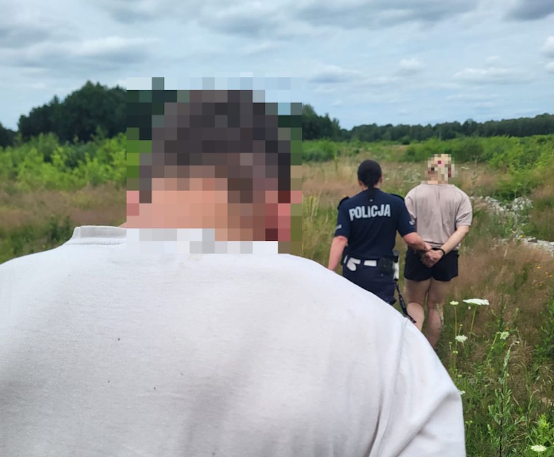 Uciekała alfą romeo i wjechała w pole kukurydzy. Kierująca bez prawka, za to po narkotykach