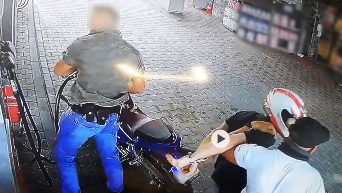 Ukradł motor, przemalował na inny kolor i normalnie śmigał po okolicy. Zwinęli go na stacji