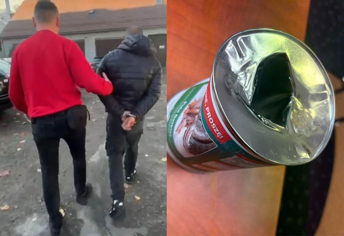 Ukradł puszkę z datkami na leczenie chorego dziecka. Policjanci rozpoznali go z monitoringu