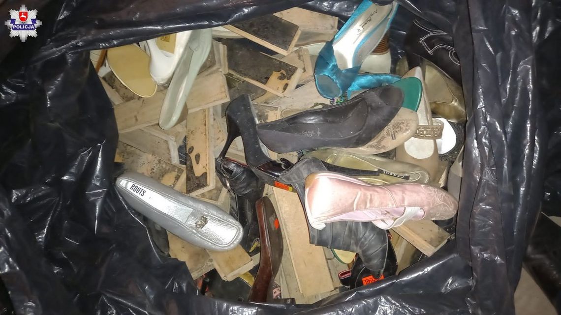 Ukradli stare buty, którymi chcieli palić w piecu. Przed policją schowali się w krzakach