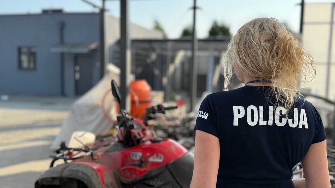 Ukradli z podwórka quad i motocykl. Policjanci zatrzymali dwóch młodych złodziei