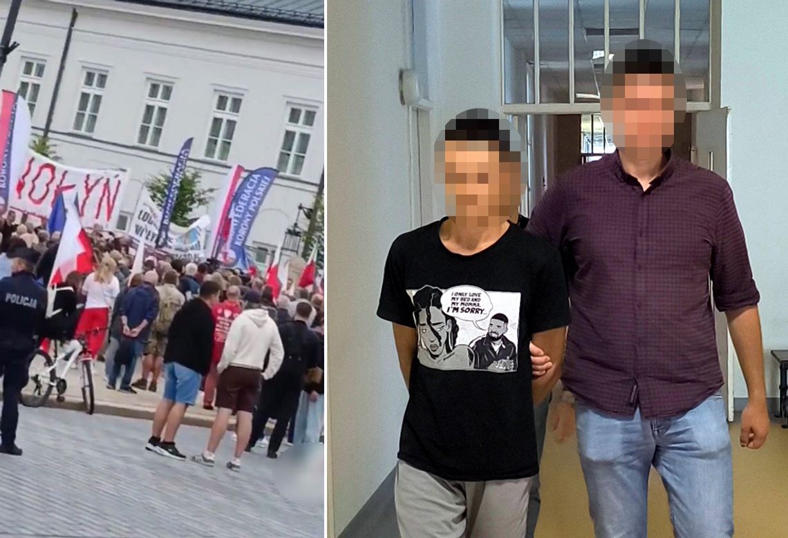 Ukrainiec groził uczestnikom Marszu Pamięci o Ofiarach Rzezi Wołyńskiej. Został deportowany z Polski Ukrainiec groził uczestnikom Marszu Pamięci o Ofiarach Rzezi Wołyńskiej. Został deportowany z Polski