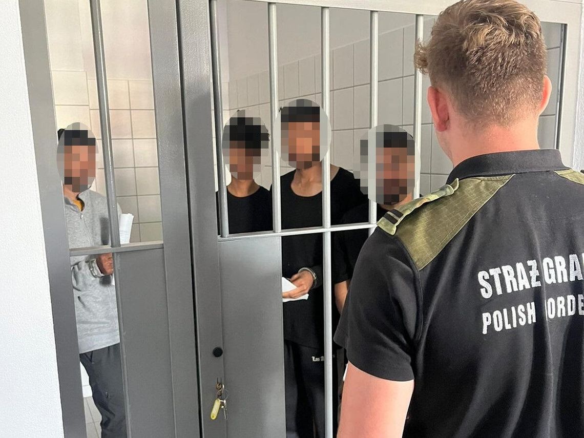 Ukrainiec próbował wjechać z Polski do Niemiec z czterema Afgańczykami. Zostali zatrzymani przez Straż Graniczną