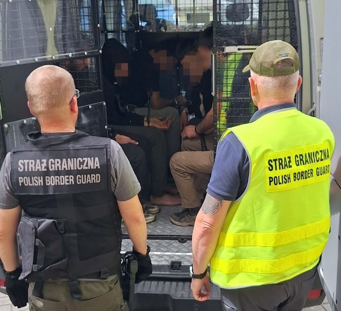 Ukrainiec przerzucał imigrantów z Polski do Niemiec. Wpadli tuż przed granicą