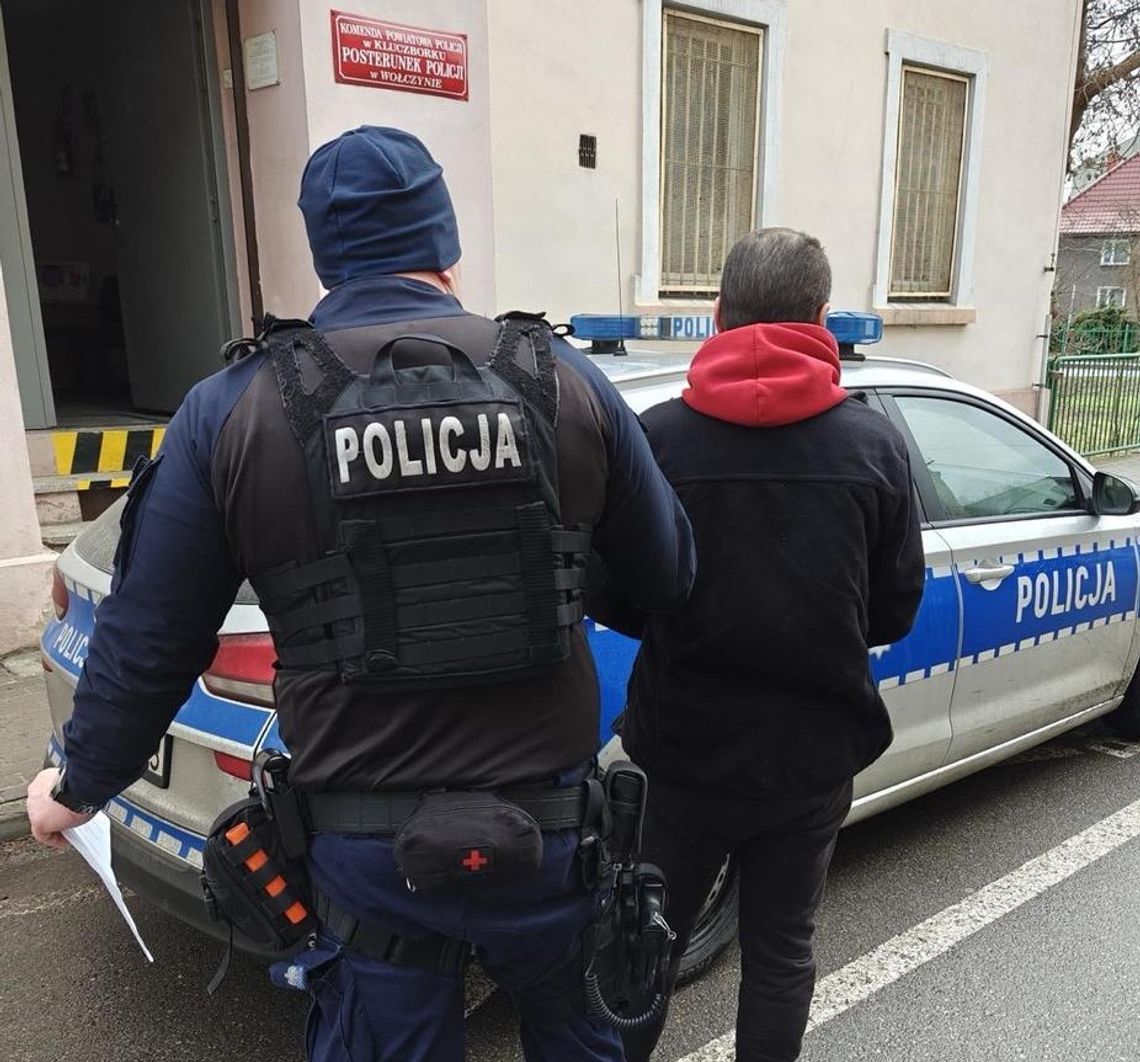 Ukrywał się przed wyrokiem za demoralizację dzieci. Policjanci odstawili 43-latka do aresztu
