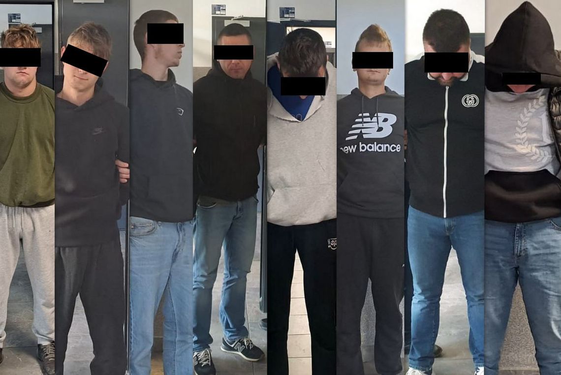 W ośmiu kopali i niszczyli BMW należące do 23-latka. Chcieli wymusić od niego zwrot pieniędzy